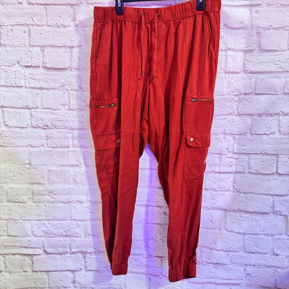 Banana Republic Burnt Orange Lightweight SZ L Joggers - Picture 1 of 8